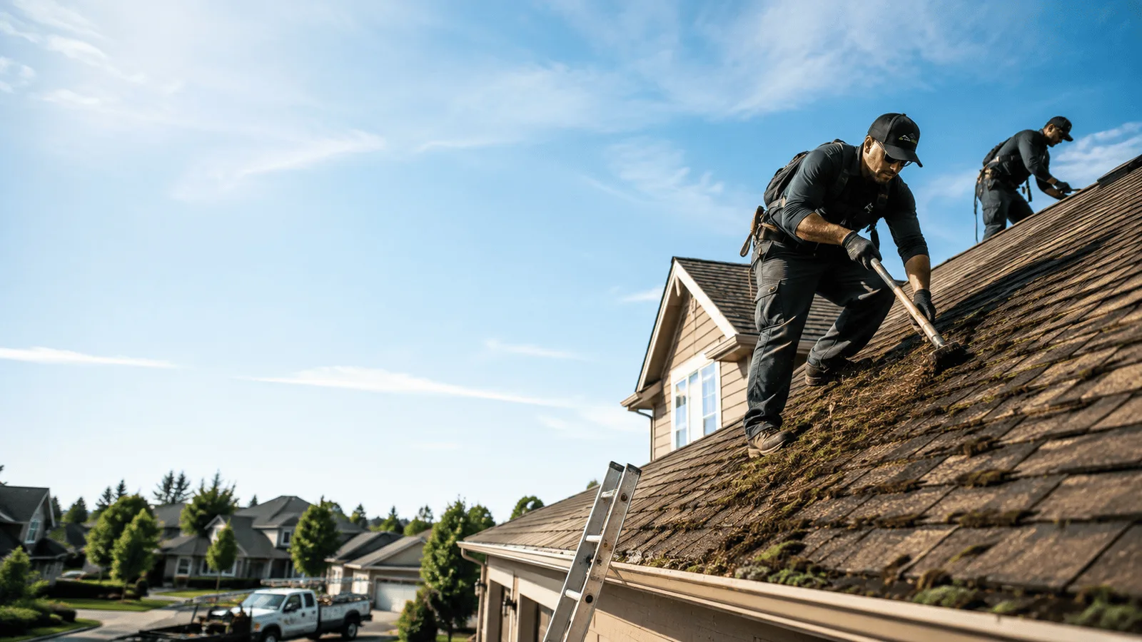 Roof Moss Removal in Strunk, KY near me